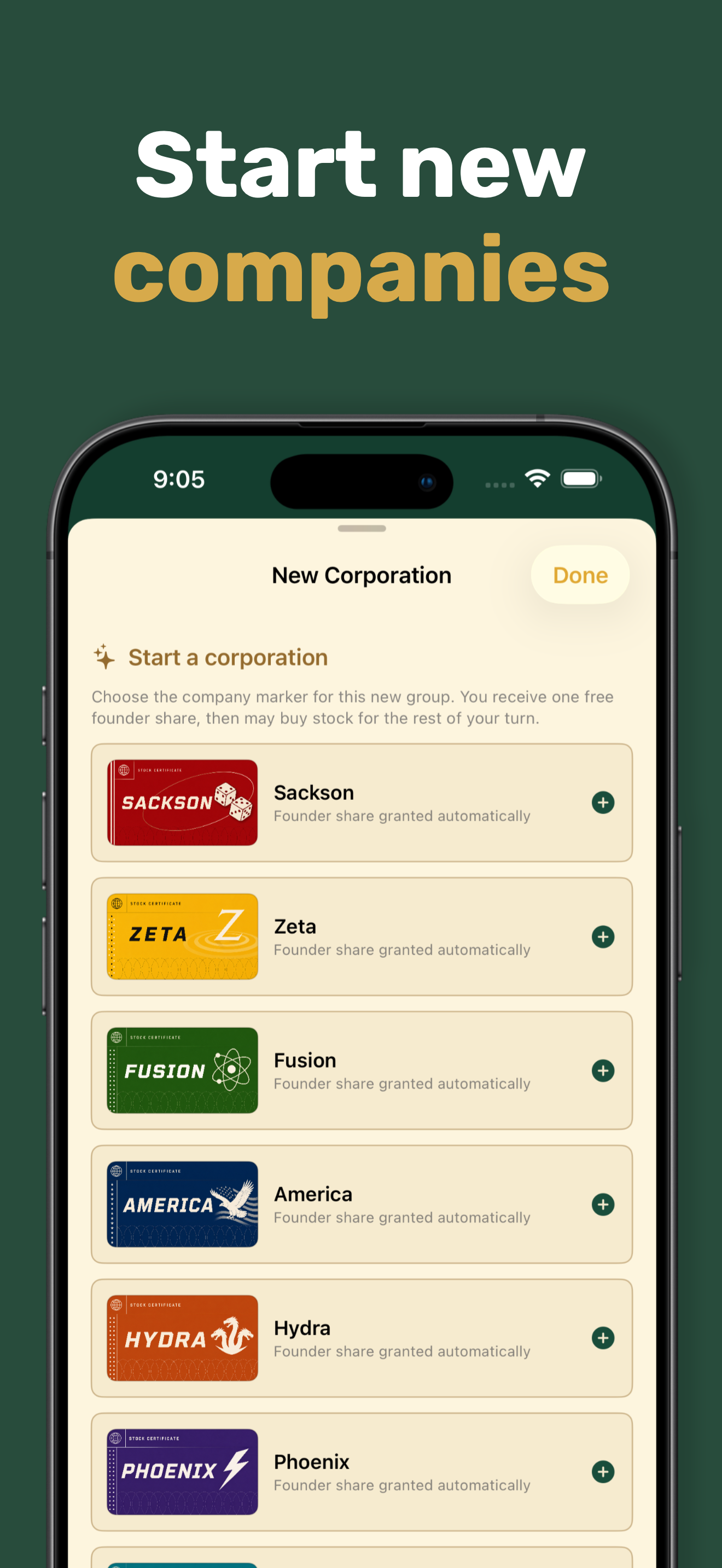 Get Rich iPhone screenshot -- tile placement