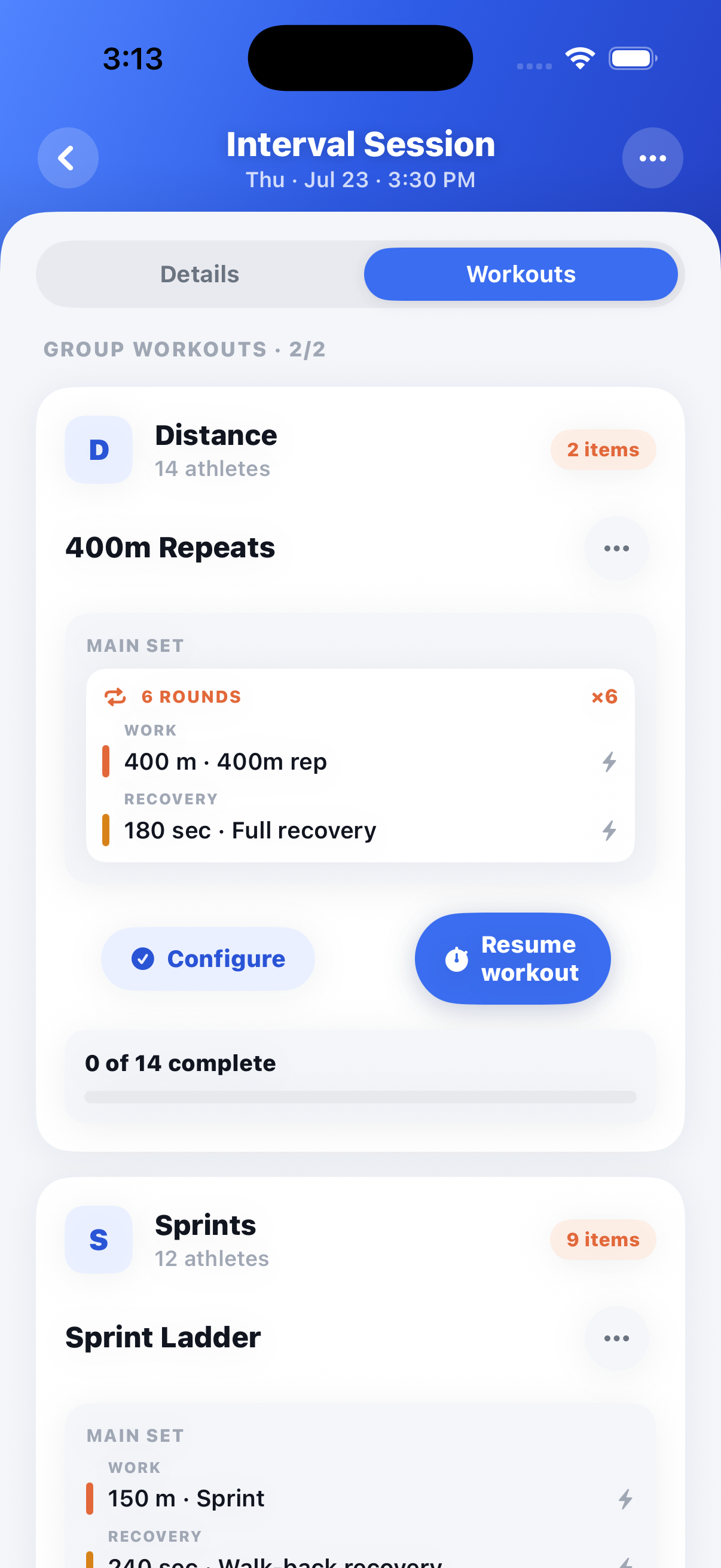 Practice Planner screenshot